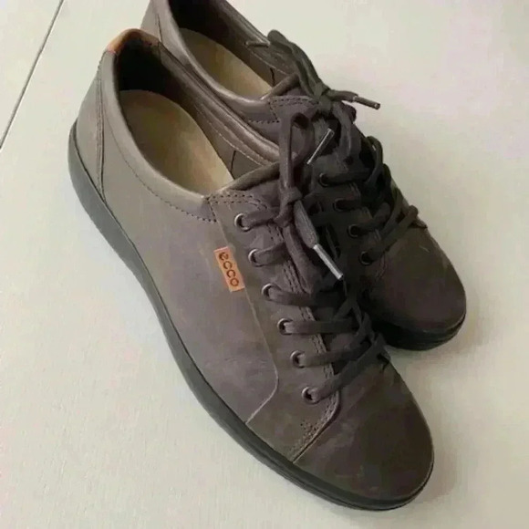 ECCO Men's Soft-7 City Sneakers Dark Khaki Color. Size 11 - Picture 2 of 10